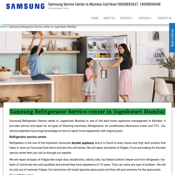 Samsung Refrigerator Service center in Jogeshwari Mumbai