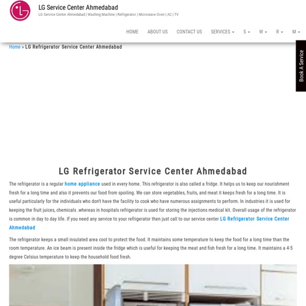 LG Refrigerator Service Center Ahmedabad
