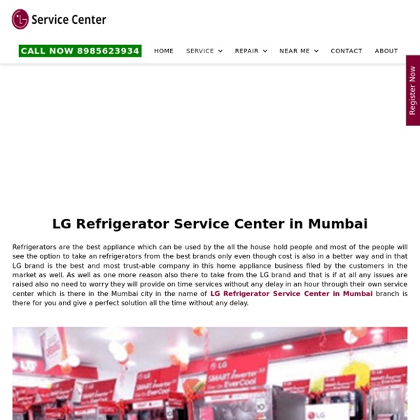 LG Refrigerator Service Center in Mumbai