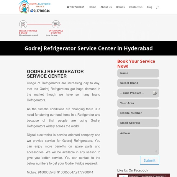 Godrej Refrigerator Service Center in Hyderabad
