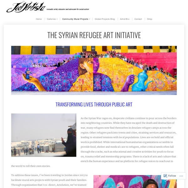 Art with Syrian Refugees: The Za’atari Project