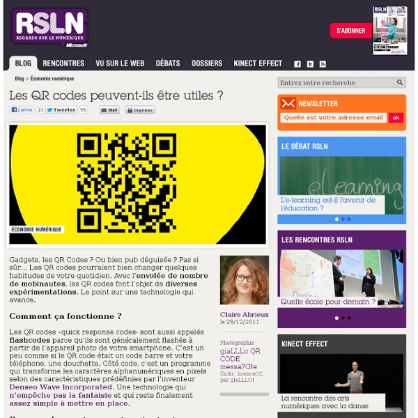 Les QR codes peuvent-ils être utiles ?