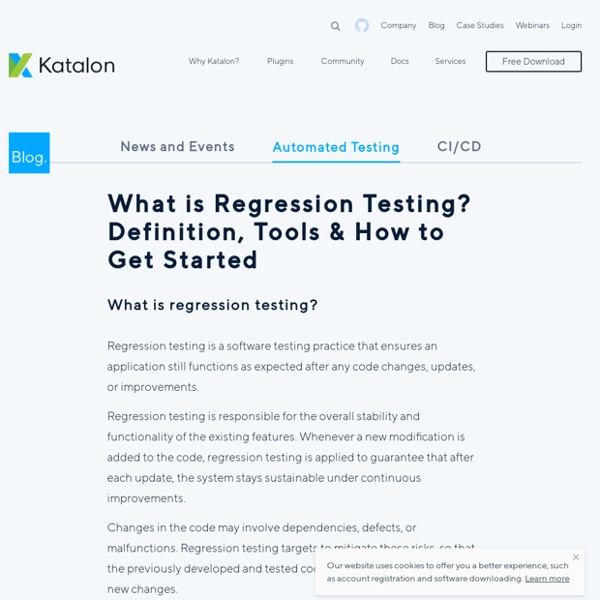 What is Regression Testing? Definition, Tools & How to Get Started