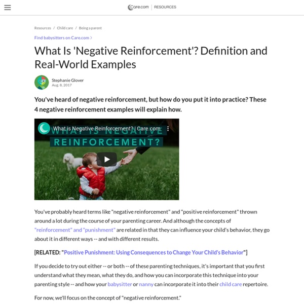 What Is 'negative Reinforcement'? Definition And Real-World Examples