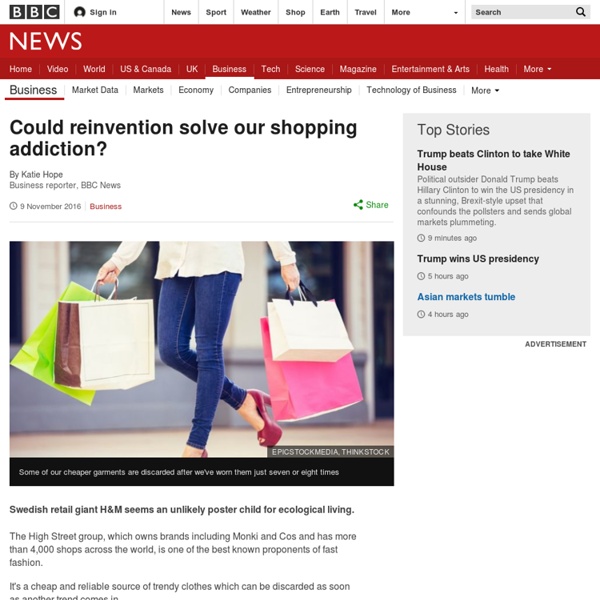 Could reinvention solve our shopping addiction?