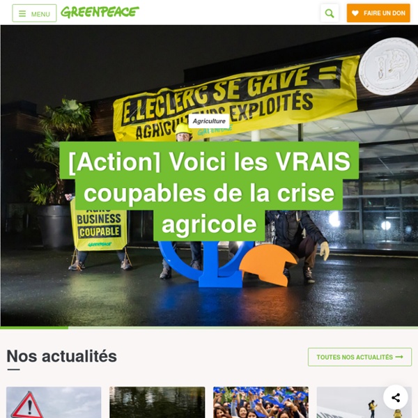 Accueil - Greenpeace France