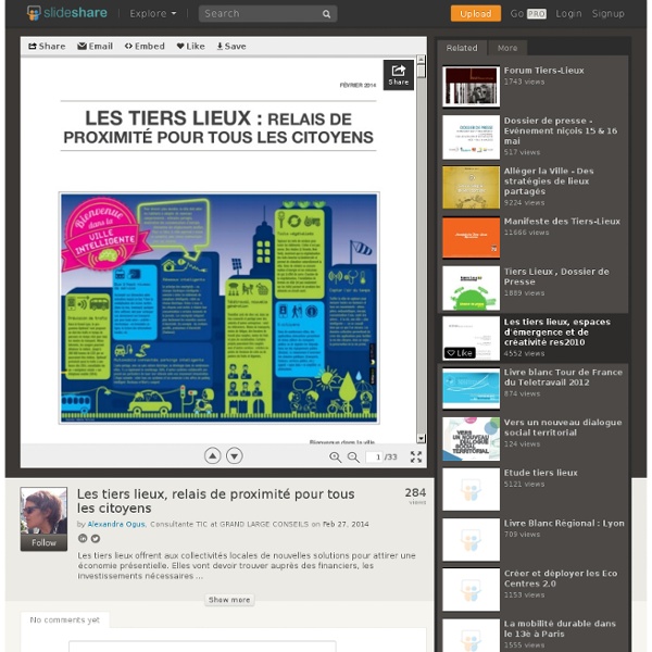 Les tiers lieux, relais de proximité pour tous les citoyens
