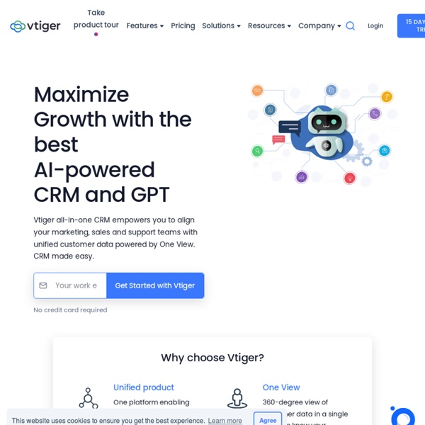 CRM Software for Sales, Support and Marketing - Vtiger CRM