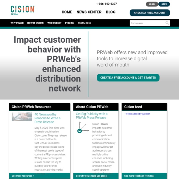 Distribute Your News and Drive Traffic with PRWeb