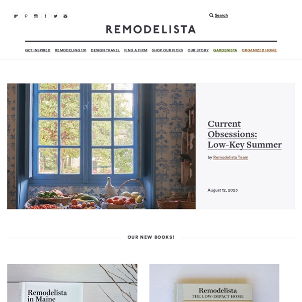 Remodelista: Sourcebook for Considered Living