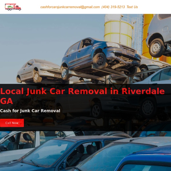 Local Junk Car Removal Service in Riverdale GA