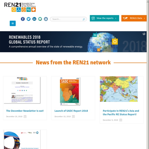 REN21 - Renewable Energy Policy Network for the 21st Century