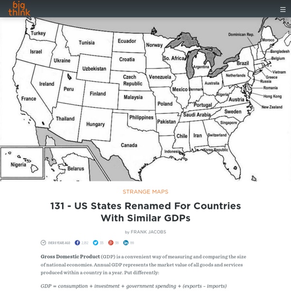 US States Renamed For Countries With Similar GDPs
