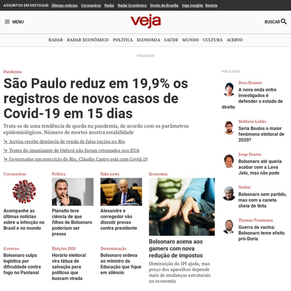 VEJA.com - Reportagens exclusivas, notícias, informação e opinião.