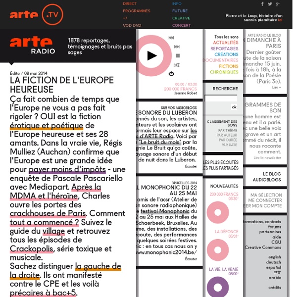 ARTE Radio - Reportages, témoignages