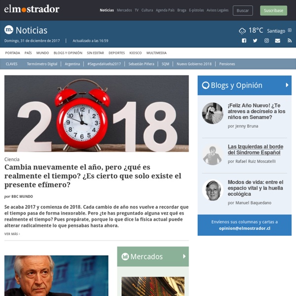 El Mostrador - El primer diario digital de Chile - Noticias, reportajes, multimedia y último minuto