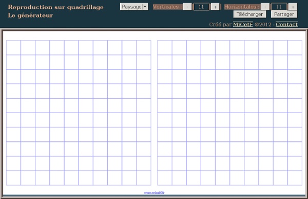 Reproduction sur quadrillage (Générateur)