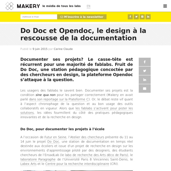 Do Doc et Opendoc, le design à la rescousse de la documentation