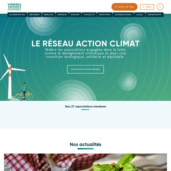 RESEAU ACTION CLIMAT FRANCE