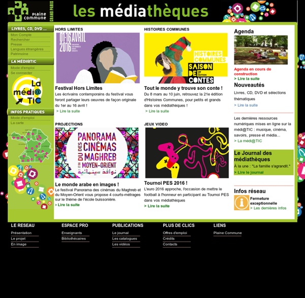 Réseau des médiathèques de Plaine Commune