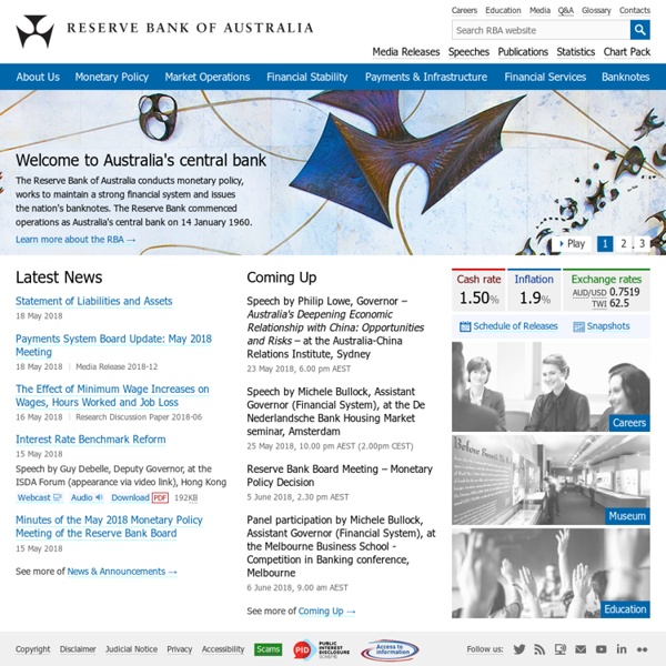Reserve Bank of Australia - Home Page