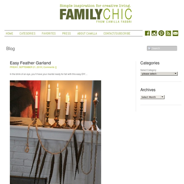 Family Chic by Camilla Fabbri ©2009-2012. All rights reserved. The blog