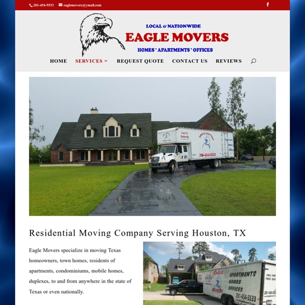 Residential Moving Company Services in Houston, TX