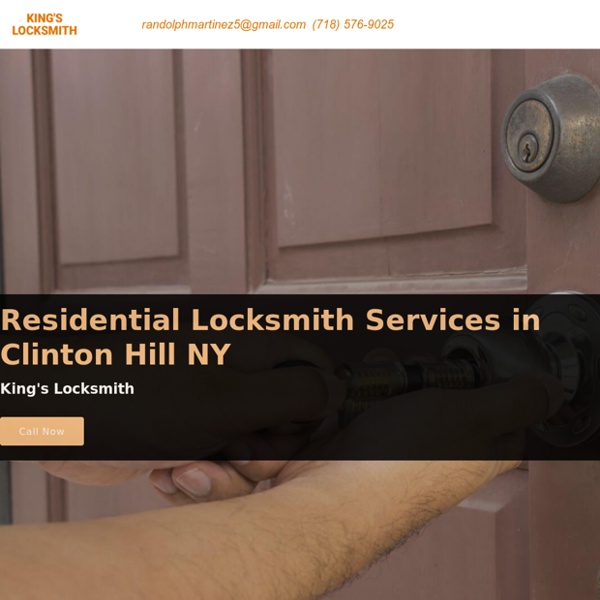 Residential Locksmith Services in Clinton Hill NY