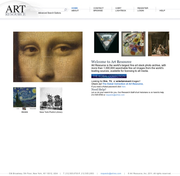Fine Art Stock Licensing - Home Page