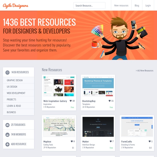 Agile Designers : Best online resources for Web designers, Graphic Designers