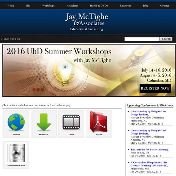 Resources « McTighe & Associates