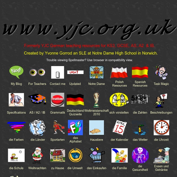 YJC German Resources for Teachers & Students
