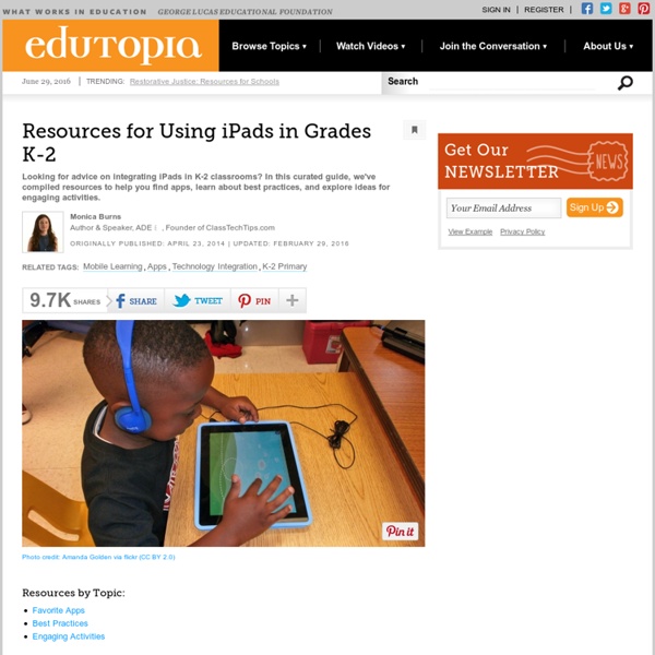 Resources for Using iPads in Grades K-2