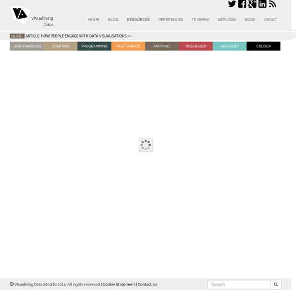 Visualising Data » Resources
