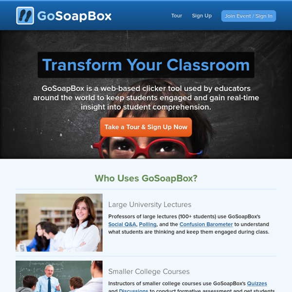 Student Response System - Learn From Your Students - GoSoapBox