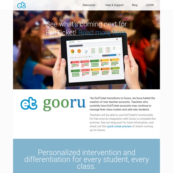 A Free Student Response System for Teachers ExitTicket Systems Level Student Response Solution