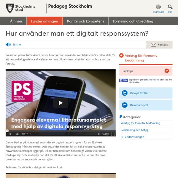 Hur använder man ett digitalt responssystem?