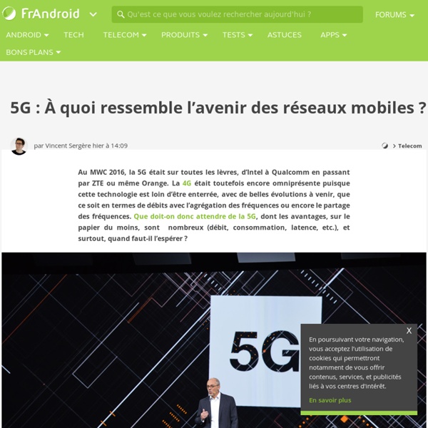 5G : À quoi ressemble l'avenir des réseaux mobiles ?