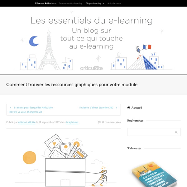 Comment trouver les ressources graphiques dont vous avez besoin pour votre module ?
