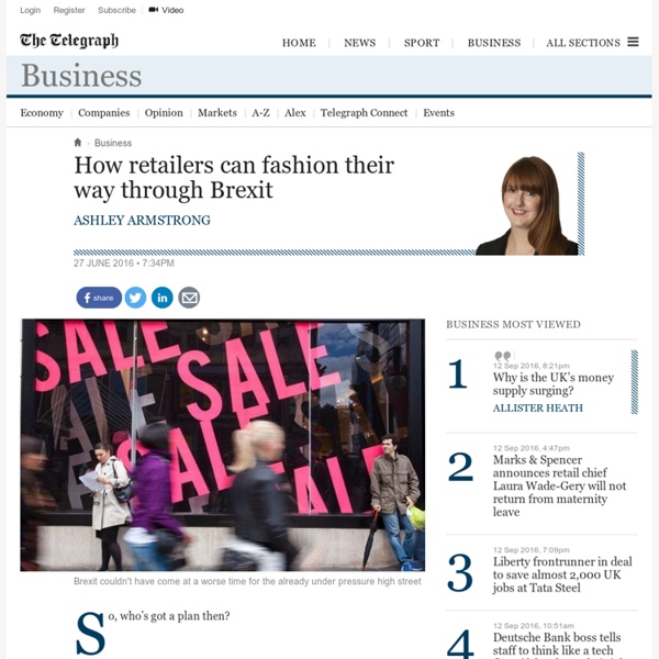 How retailers can fashion their way through Brexit
