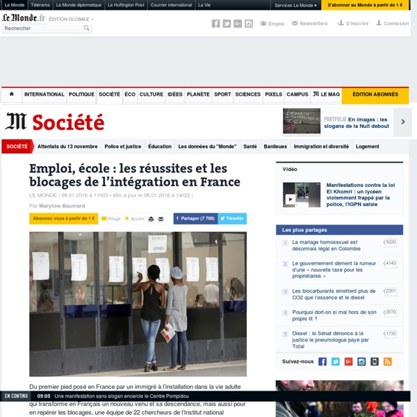 Emploi, école : les réussites et les blocages de l’intégration en France