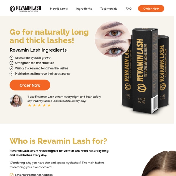 Revamin Lash – The Best Serum for Long and Thick Lashes!