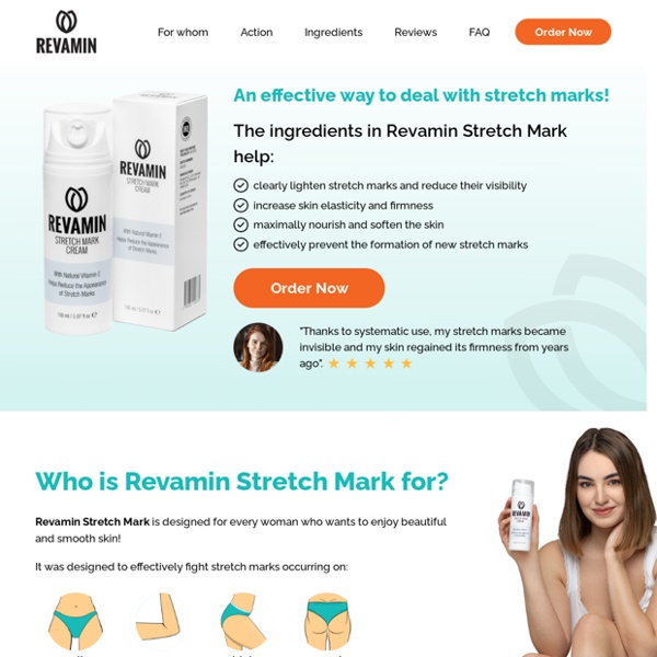 Revamin Stretch Mark - No. 1 Among Stretch Creams!
