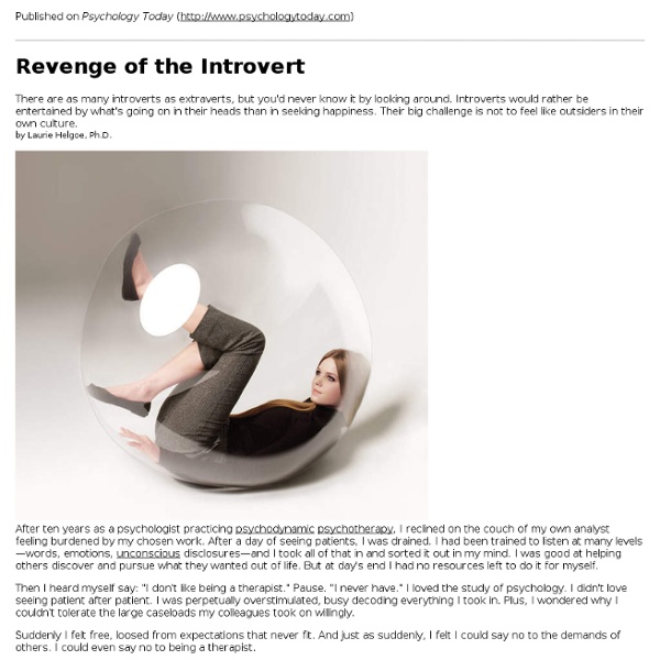 Revenge of the Introvert
