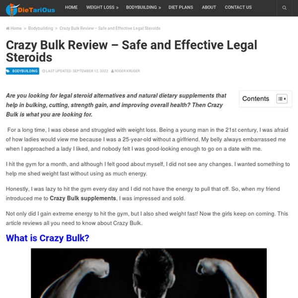 Crazy Bulk Review – Effective Supplement or Scam?