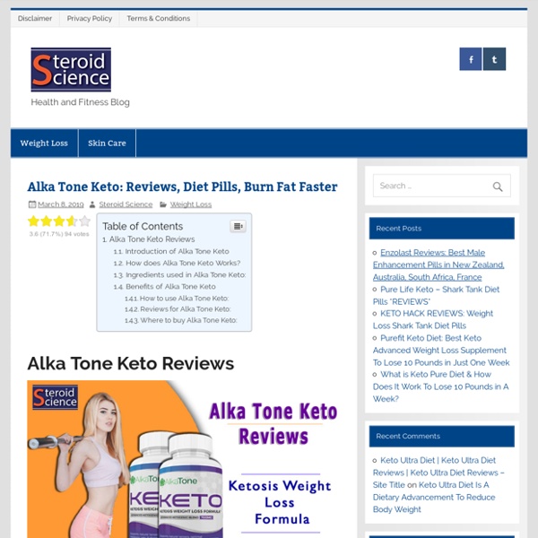 Alka Tone Keto: Reviews, Diet Pills, Burn Fat Faster - steroidscience.org
