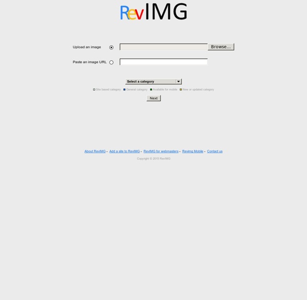 RevIMG - Reverse visual search