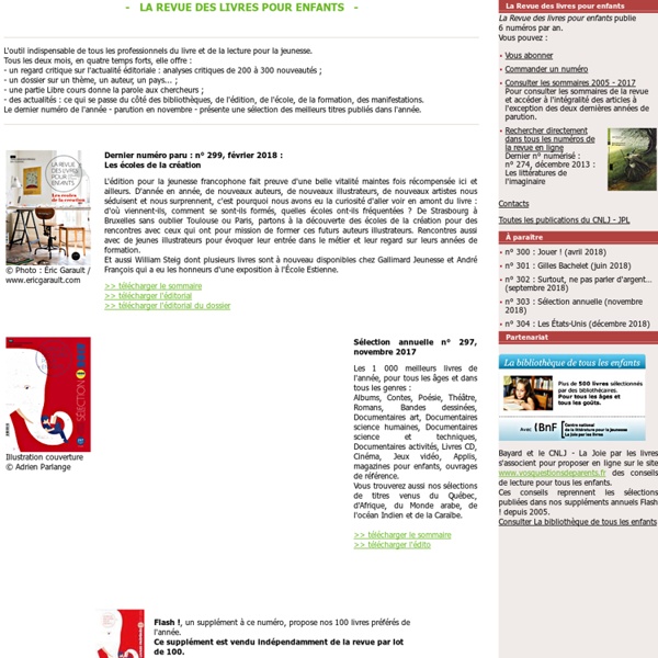 La Revue des livres pour enfants Pearltrees