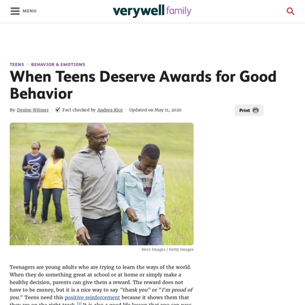 How to Reward Your Teen for Good Behavior