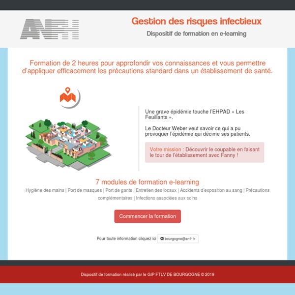 RI-LEARNING - Gestion des risques infectieux - Formation en e-learning